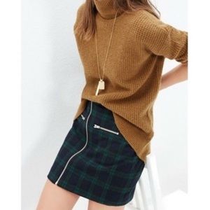 MADEWELL Tartan Mini Skirt, Size 4